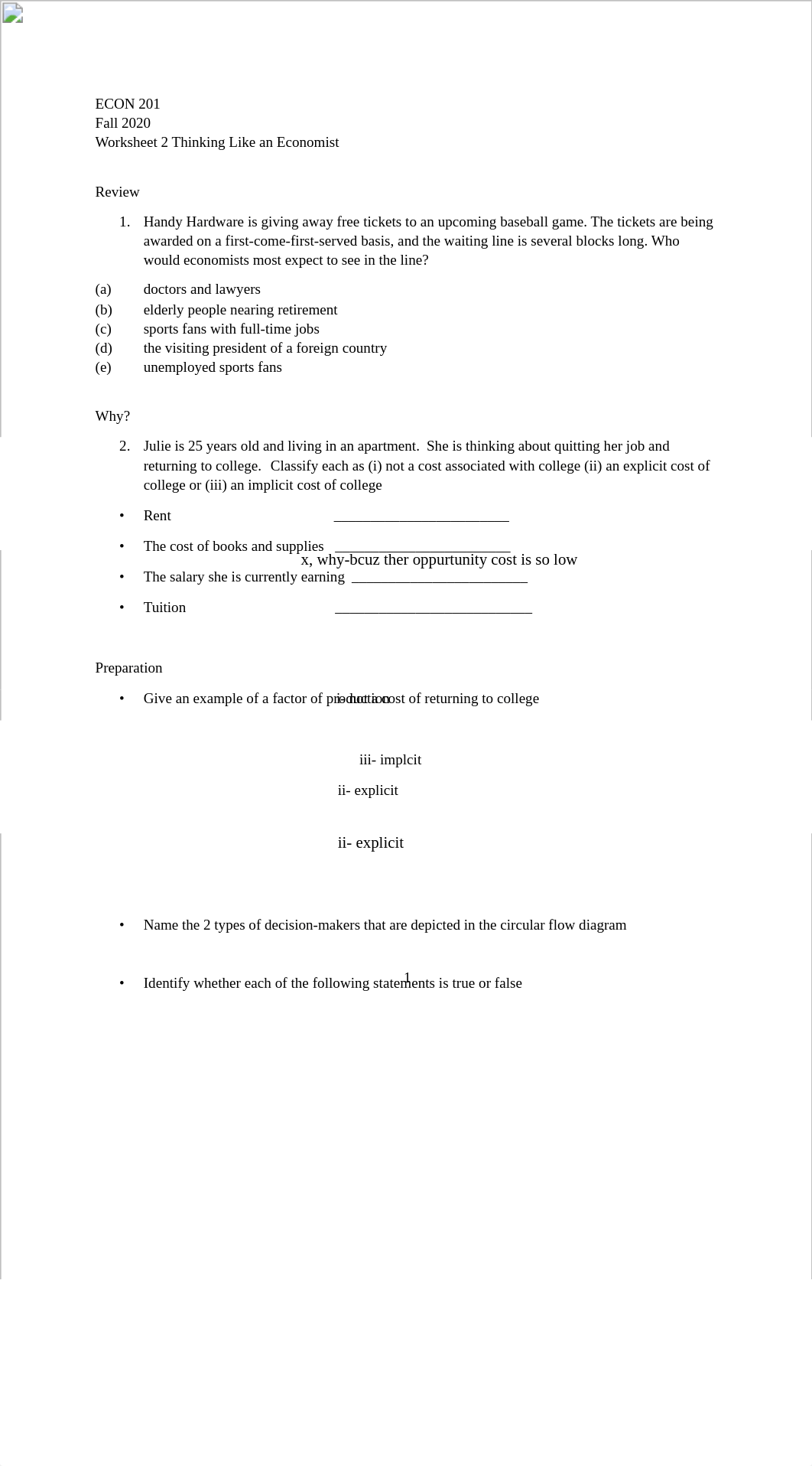 Worksheet 2 Thinking Like An Economist.pdf_d0lqw15j9tg_page1