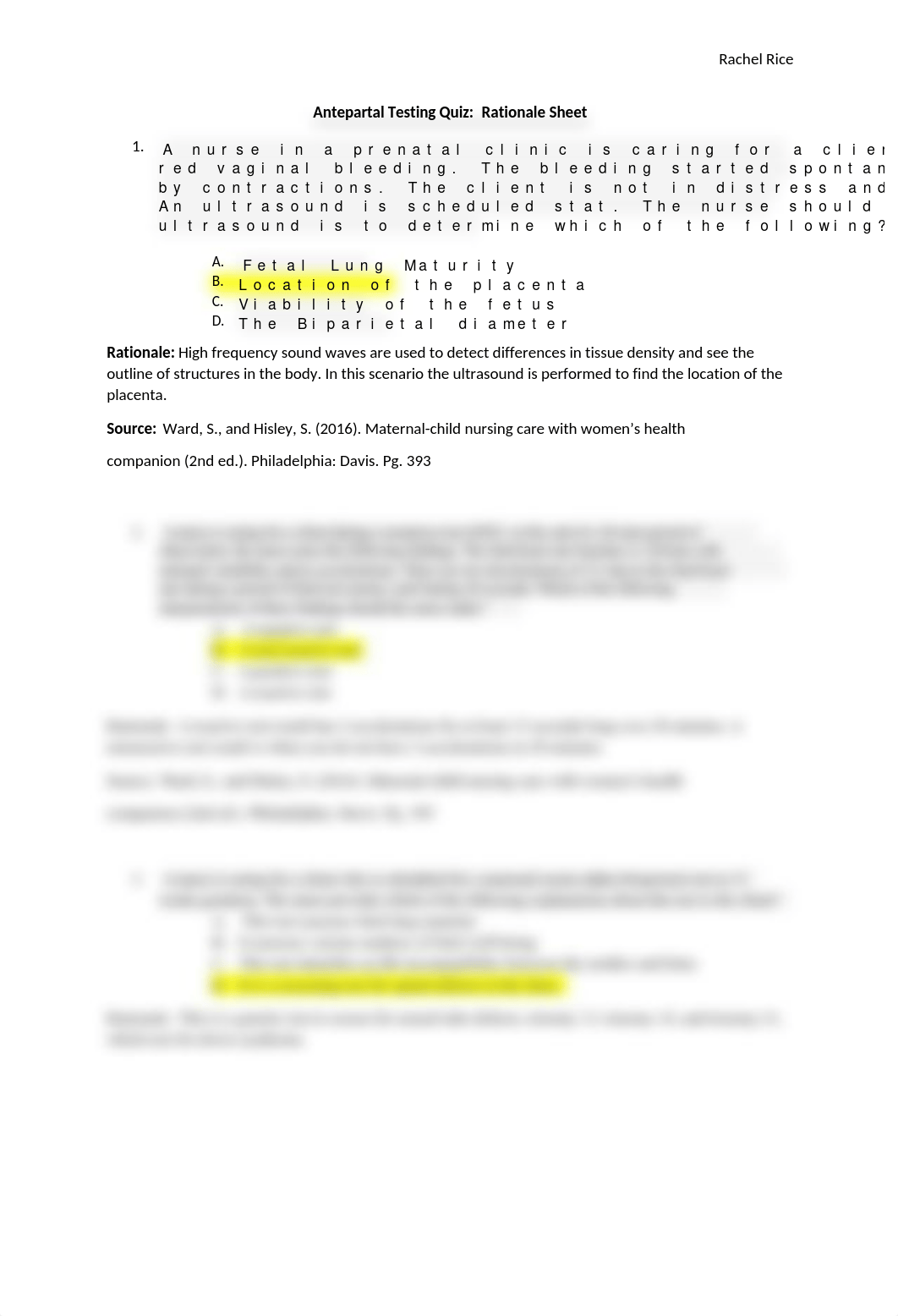 Antepartal Testing Quiz_ rationale sheet (1).docx_d0lyrwfh6en_page1