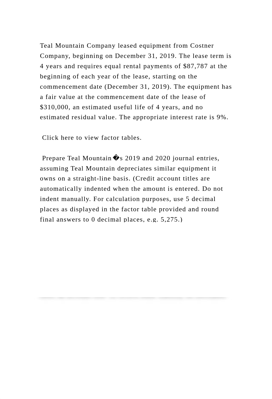 Teal Mountain Company leased equipment from Costner Company, beginni.docx_d0m0l9hbg6k_page2