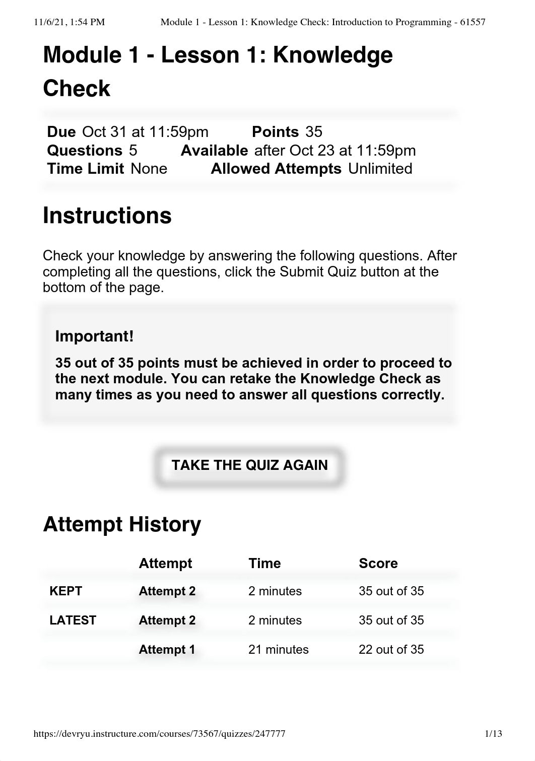 Module 1 - Lesson 1_ Knowledge Check_ Introduction to Programming - 61557.pdf_d0m1ku34og4_page1