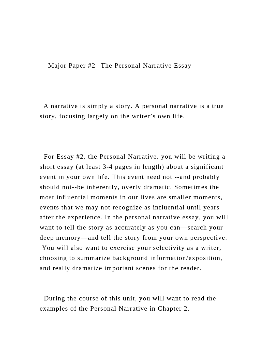 Major Paper #2--The Personal Narrative Essay     A narr.docx_d0m33eagx3r_page2