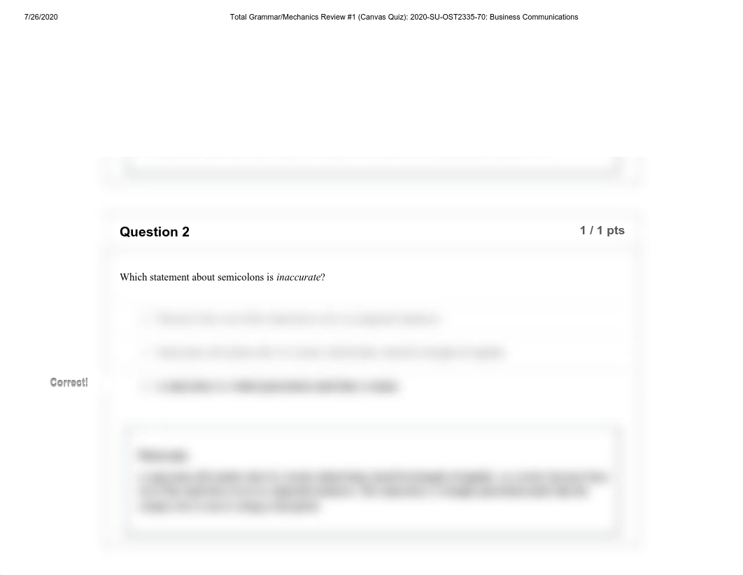 Total Grammar_Mechanics Review #1 (Canvas Quiz)_ 2020-SU-OST2335-70_ Business Communications.pdf_d0mfyrf8ciu_page2