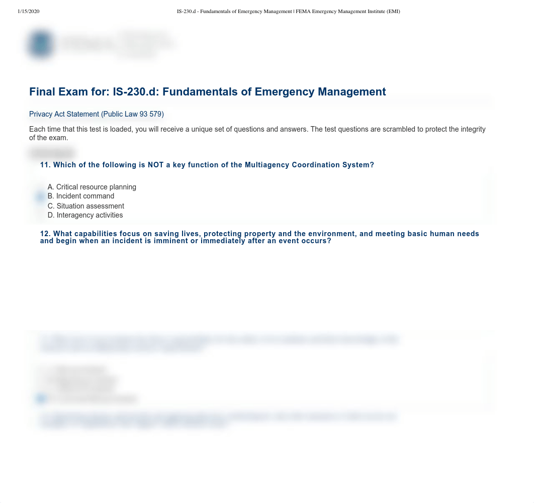 IS-230.d - Fundamentals of Emergency Management _ FEMA Emergency Management Institute (EMI) 2.pdf_d0mgu2d3r78_page1