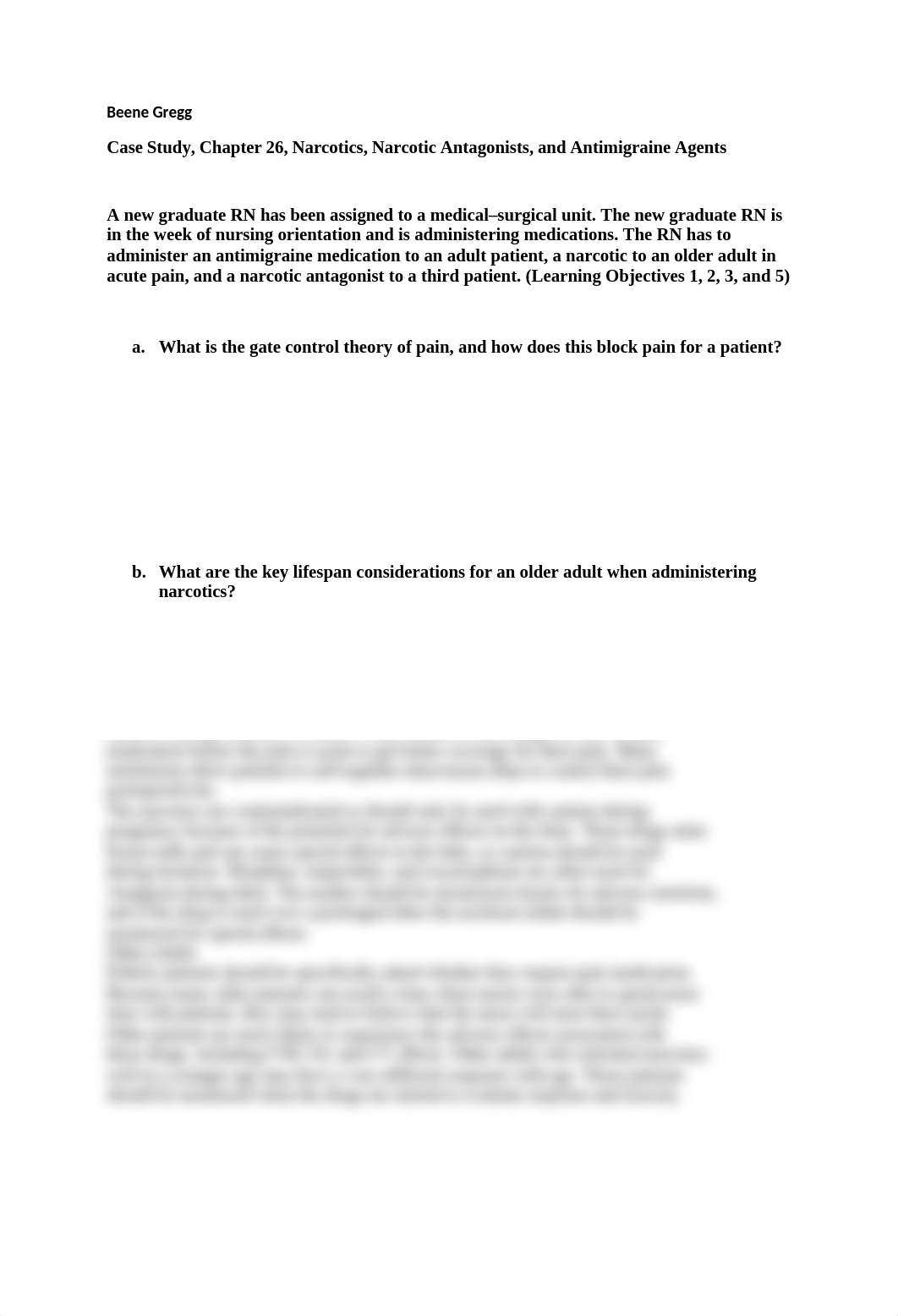 Case Study, Chapter 26, Narcotics, Narcotic Antagonists, and Antimigraine Agents.docx_d0mslzjt3n0_page1