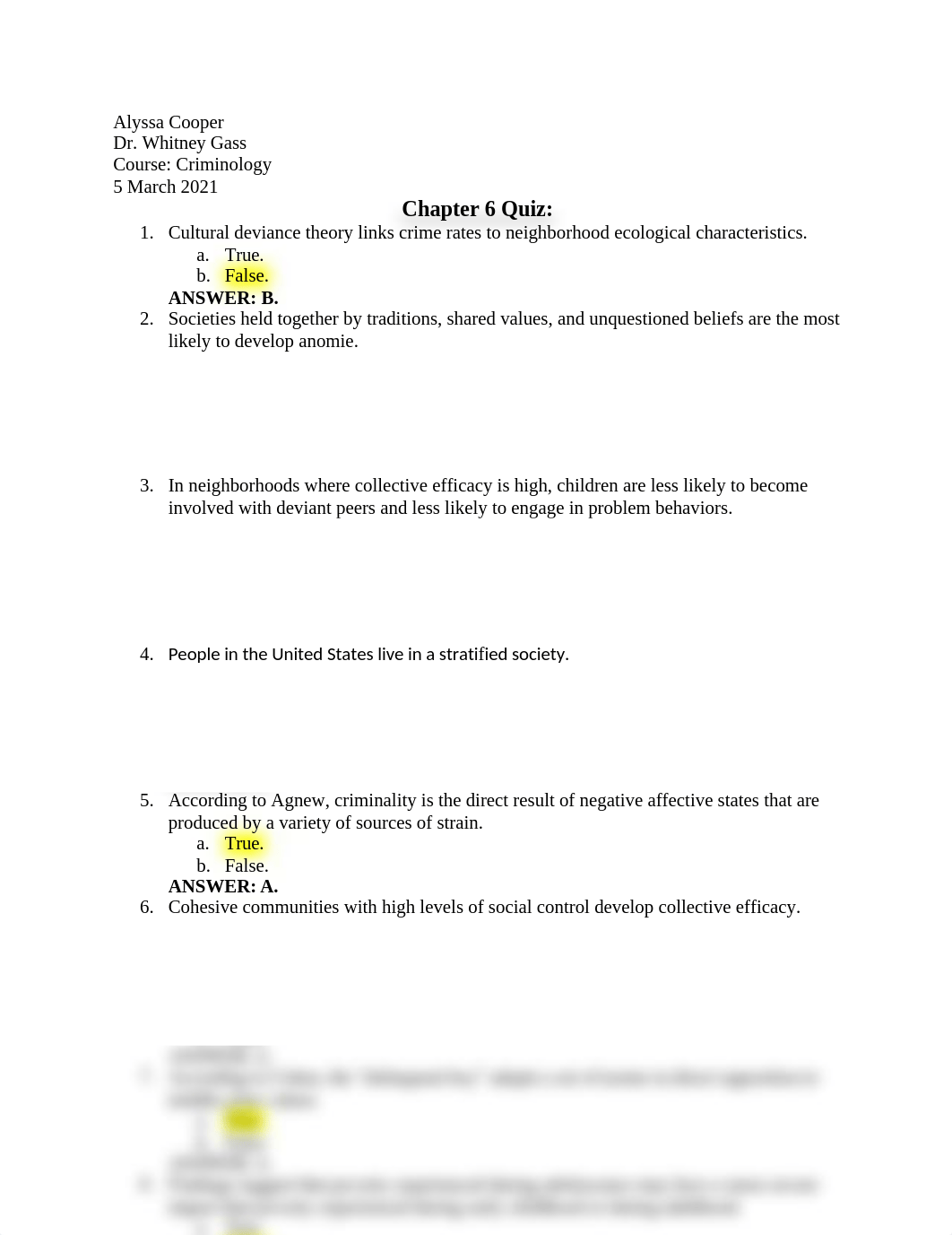 Chapter 6 Quiz - Criminology Dr. Gass.docx_d0n0qqvfhxq_page1