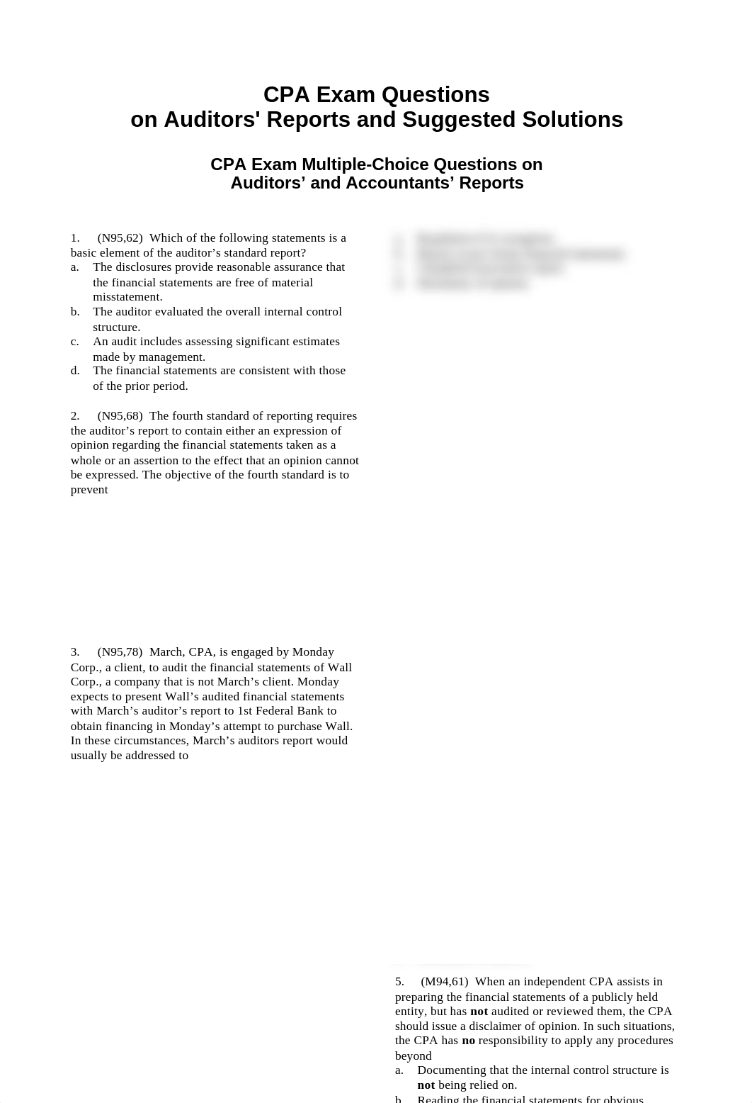 CPA Exam Questions on Auditor Reports_d0n69ii1zvo_page1