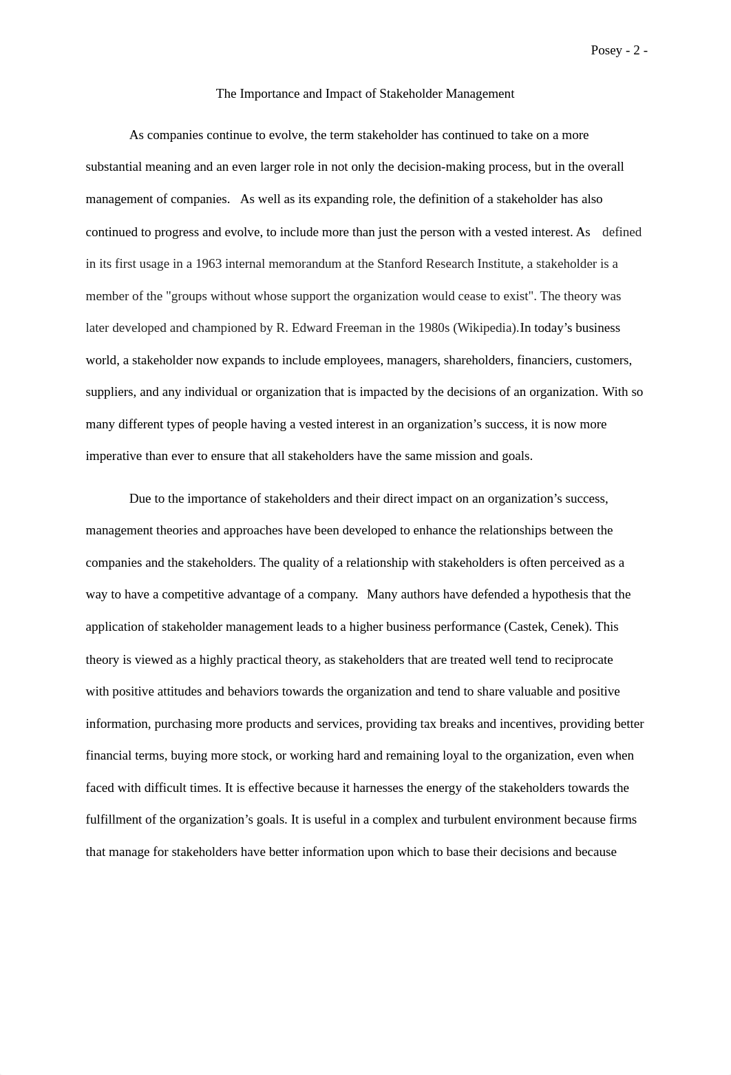 BPosey - RP2 The Importance of Stakeholder Managment and It's Impact.pdf_d0n9g60i3z8_page2