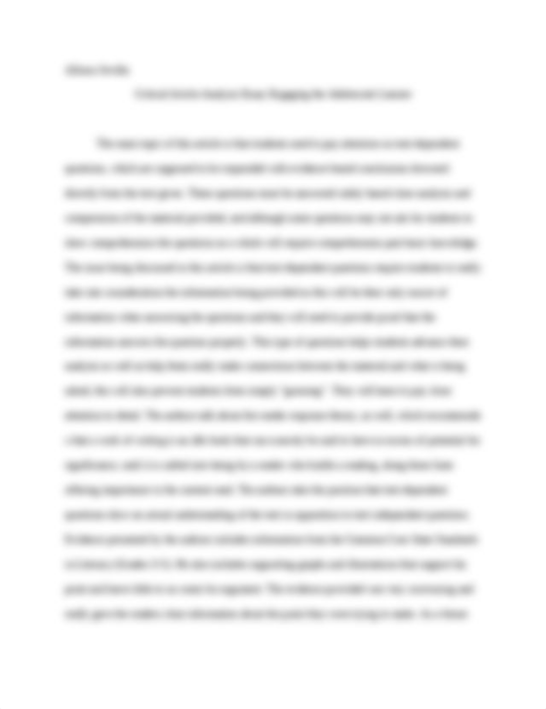 Allison Sevilla Critical Article Analysis Essay Engaging the Adolescent Learner.docx_d0nbqfw15br_page1