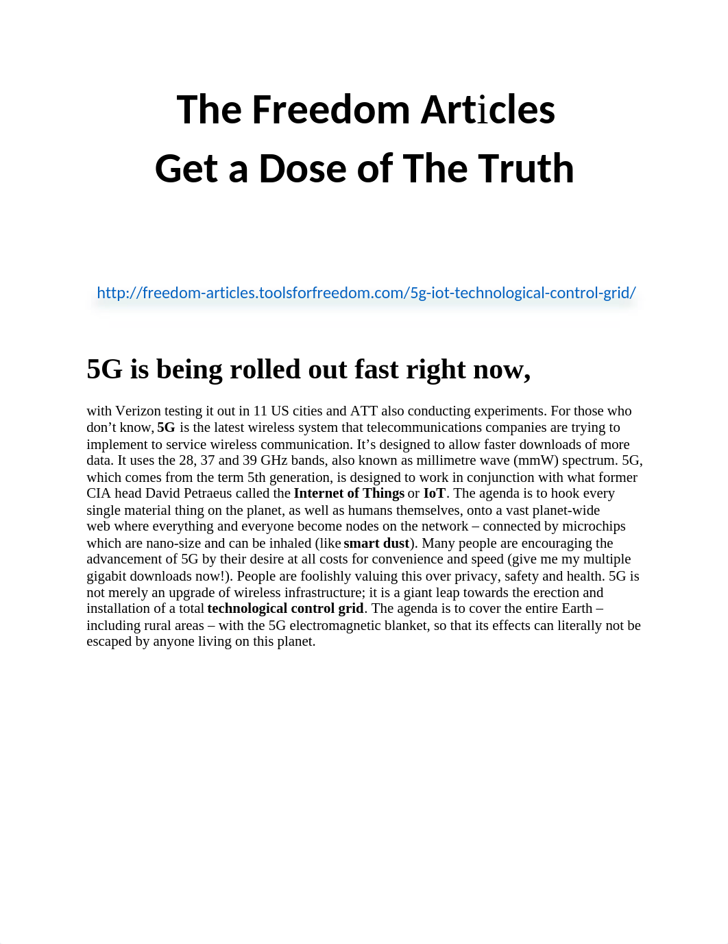 The Freedom Articles - Get a Dose of the Truth.docx_d0ng99i0orz_page1