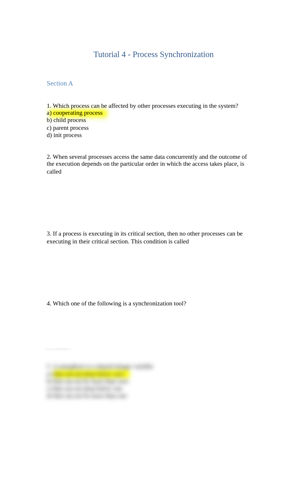 Tutorial 4 - Process Synchronization Ch5.docx_d0nqcm5la3t_page1