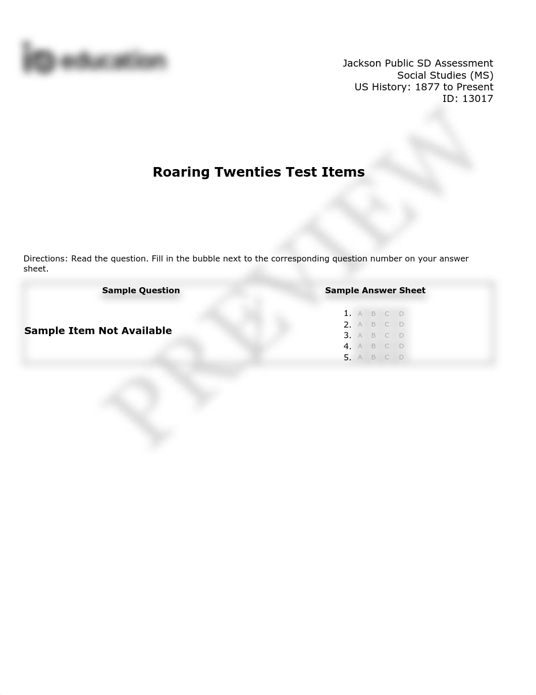 Roaring Twenties Test Items.pdf_d0o5y6t155x_page1