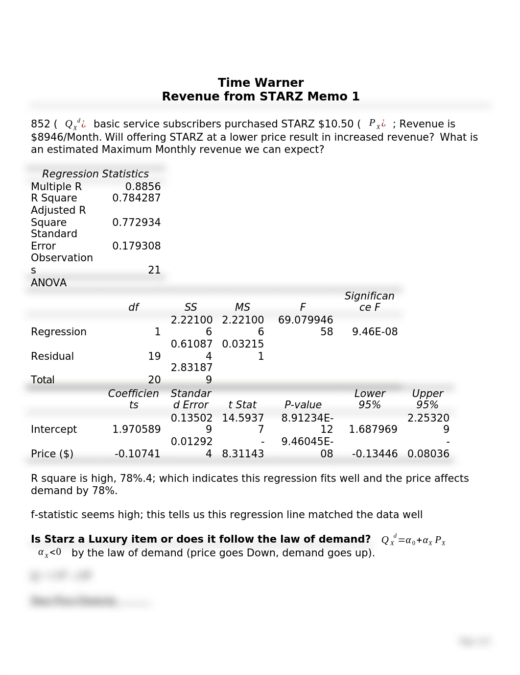 BUSN 6120 Mang Econ WK03 Time Warner_d0o71gm11h1_page1