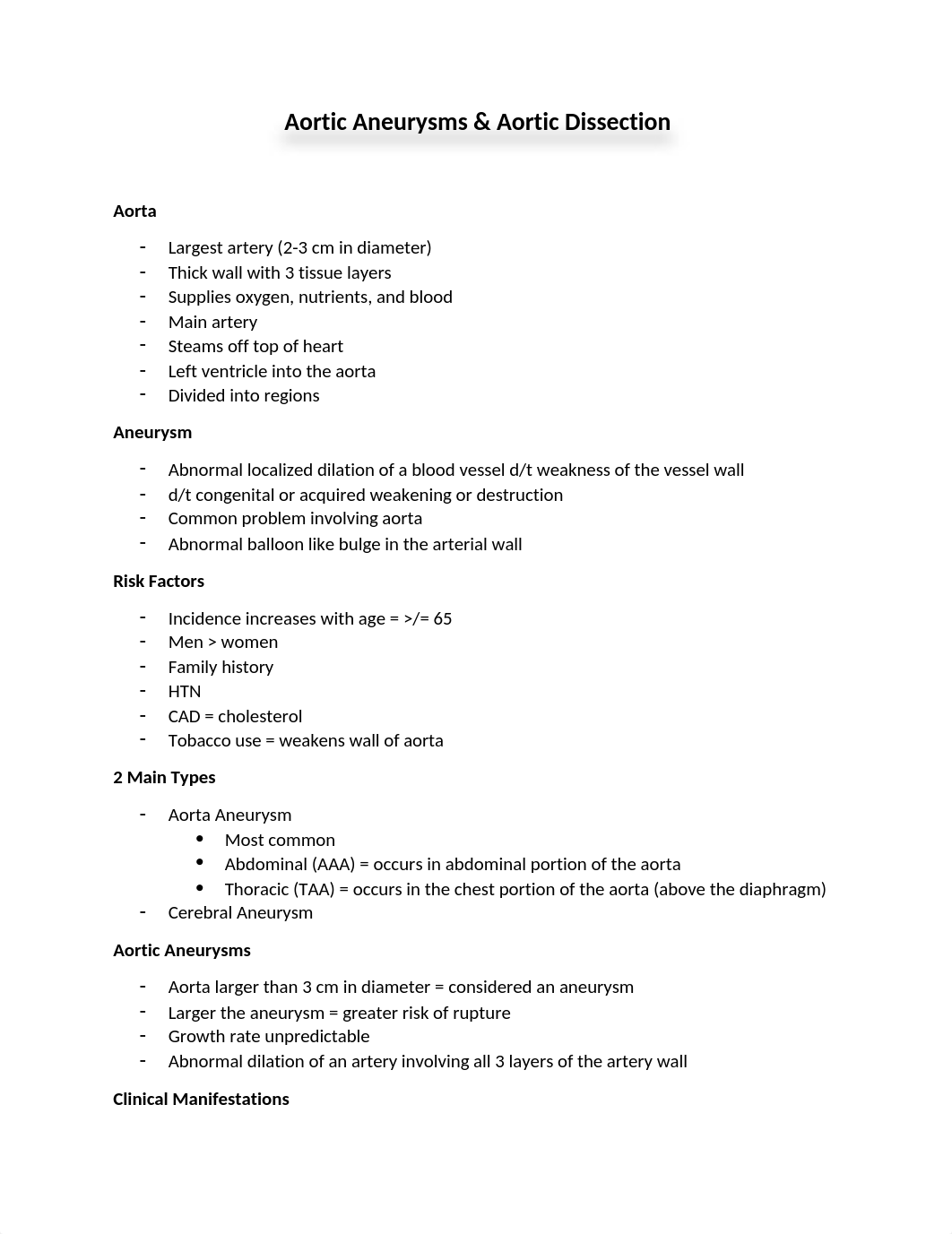 Aortic Aneurysms & Aortic Dissection.docx_d0p0wgwdyux_page1