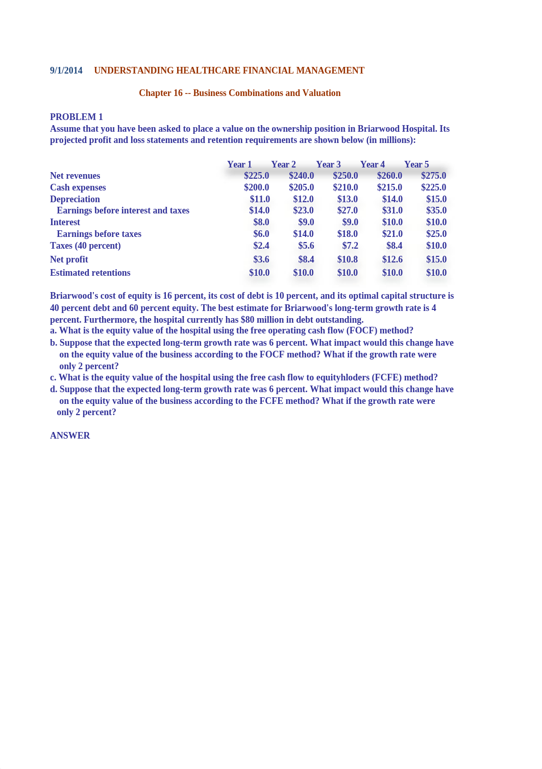 Chapter 16 Problems UHFM 7th Edition_d0p6r6uq7g7_page1