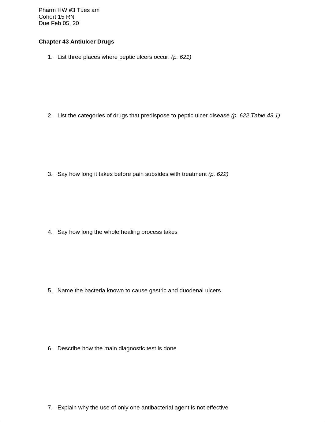 Homework Ch 43 44 Anticulcer Eye (1).docx_d0pszbik514_page1