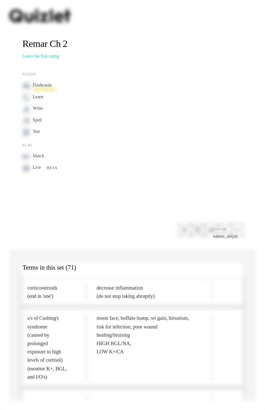 Study 71 Terms _ Remar Ch 2 Flashcards _ Quizlet.pdf_d0pui67xuwk_page1