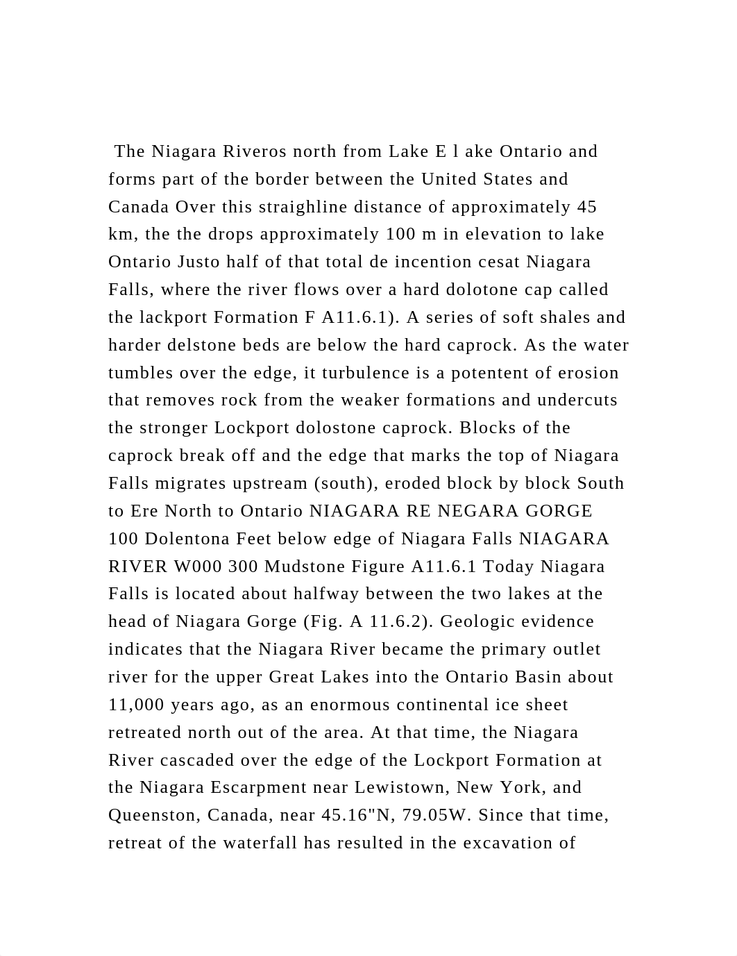 The Niagara Riveros north from Lake E l ake Ontario and forms par.docx_d0q43l9ytwo_page2