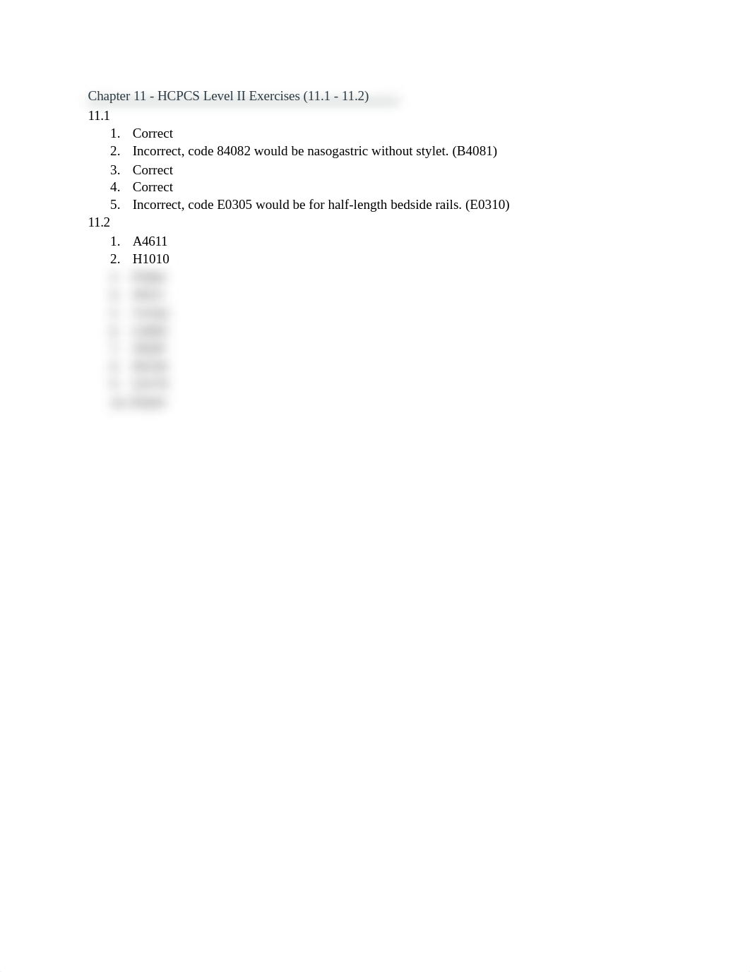 CPT Coding Chapter 11 - HCPCS Level II Exercises (11.1 - 11.2).pdf_d0q60x3yyou_page1