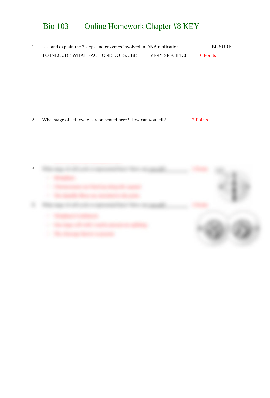 Bio 103 Homework 8 - Mitosis and Cancer KEY.pdf_d0q6wns11sa_page1