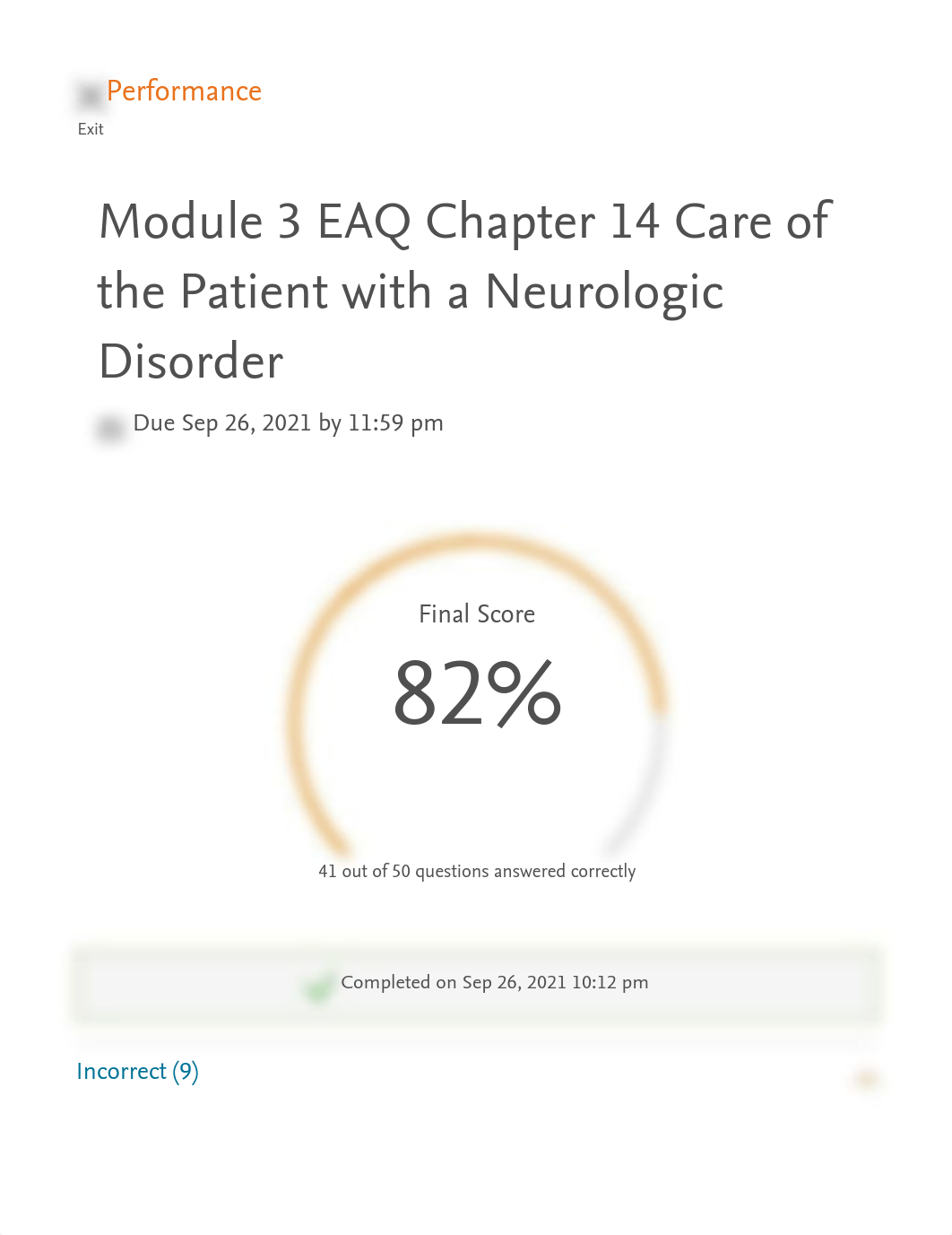 Elsevier Adaptive Quizzing - Quiz performance 6.pdf_d0qd9q16r7y_page1