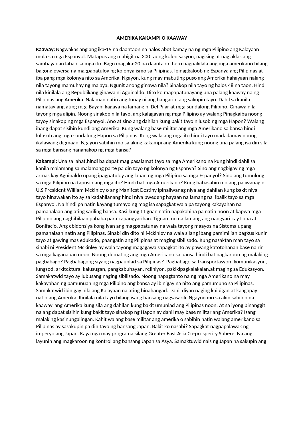 AMERIKA KAKAMPI O KAAWAY Balagtasan.docx_d0qte8psuon_page1