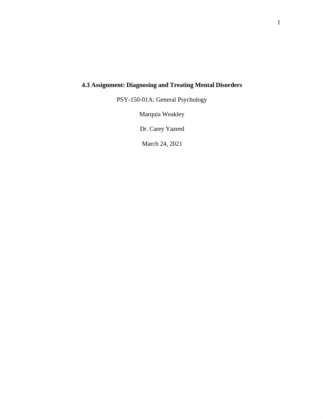 4.3 Assignment_ Diagnosing and Treating Mental Disorders.docx_d0rqqbelriy_page1