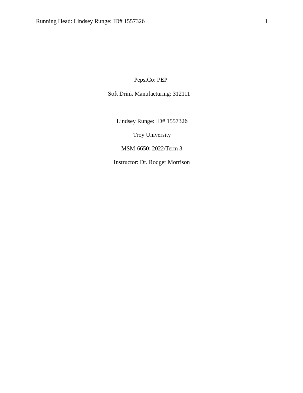 Writing Assignment #1 Soda Manufacting Runge, Lindsey 1557326.docx_d0rv808d9pn_page1