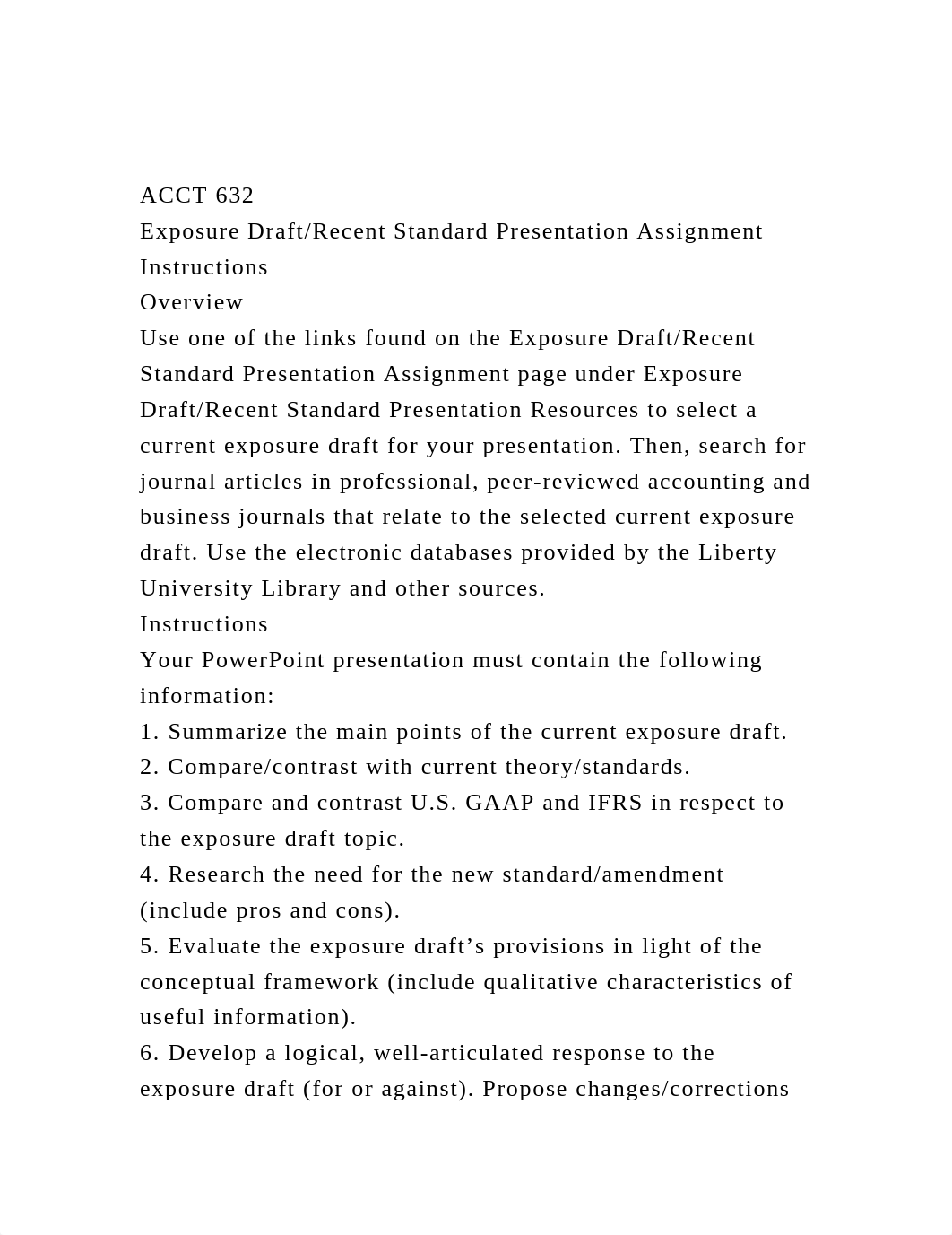 ACCT 632Exposure DraftRecent Standard Presentation Assignment I.docx_d0s2lue08qb_page2