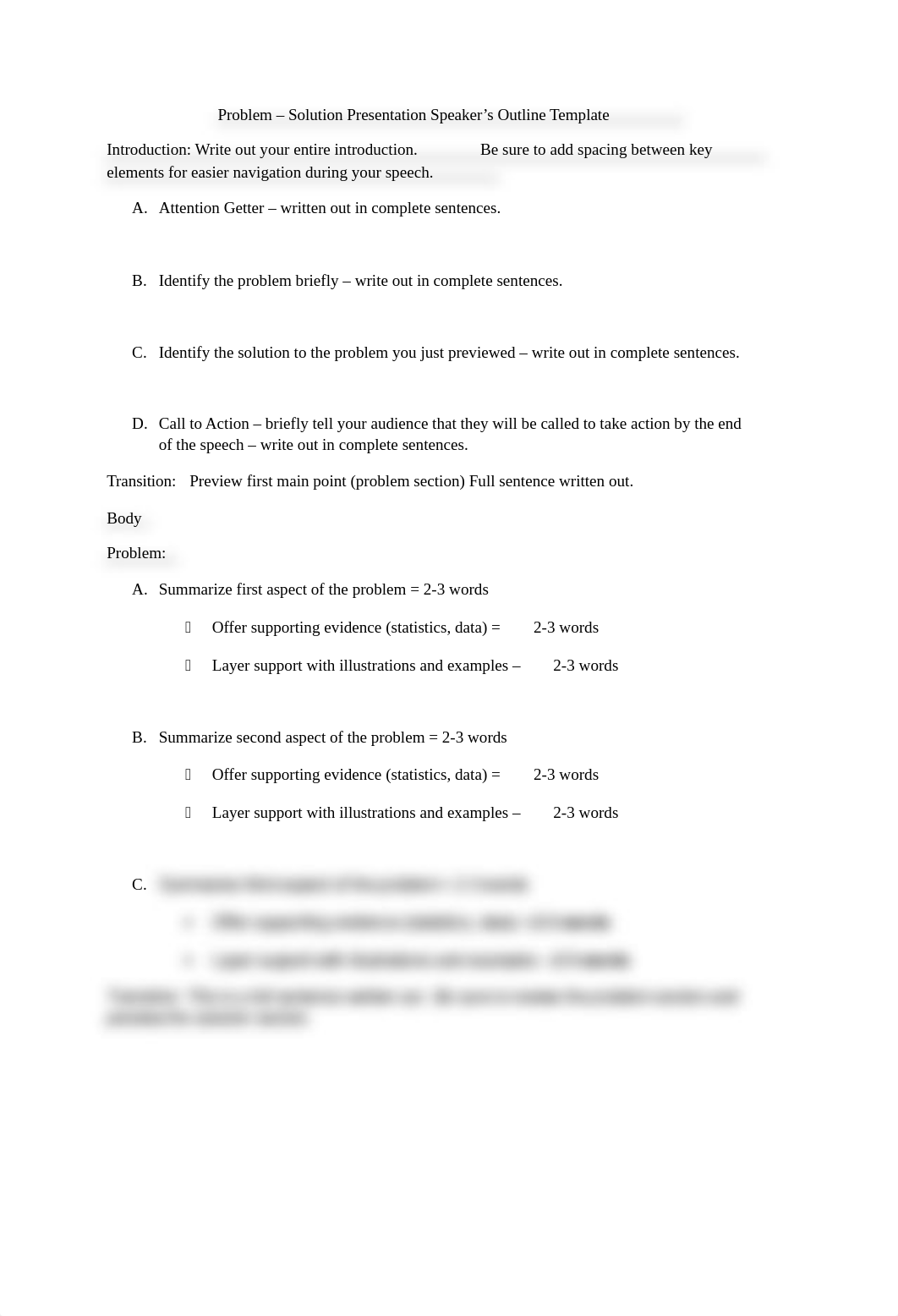 Problem Solution Speaker's Outline (Template)_d0s6qoiho35_page1