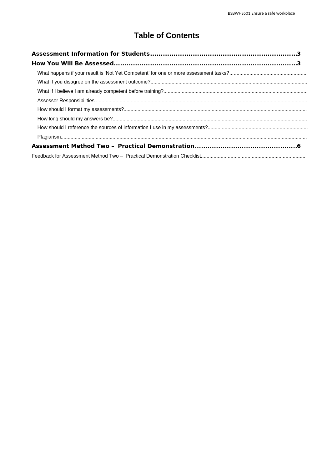 BSBWHS501 Assessment Method      Two.docx_d0scby12b1f_page2