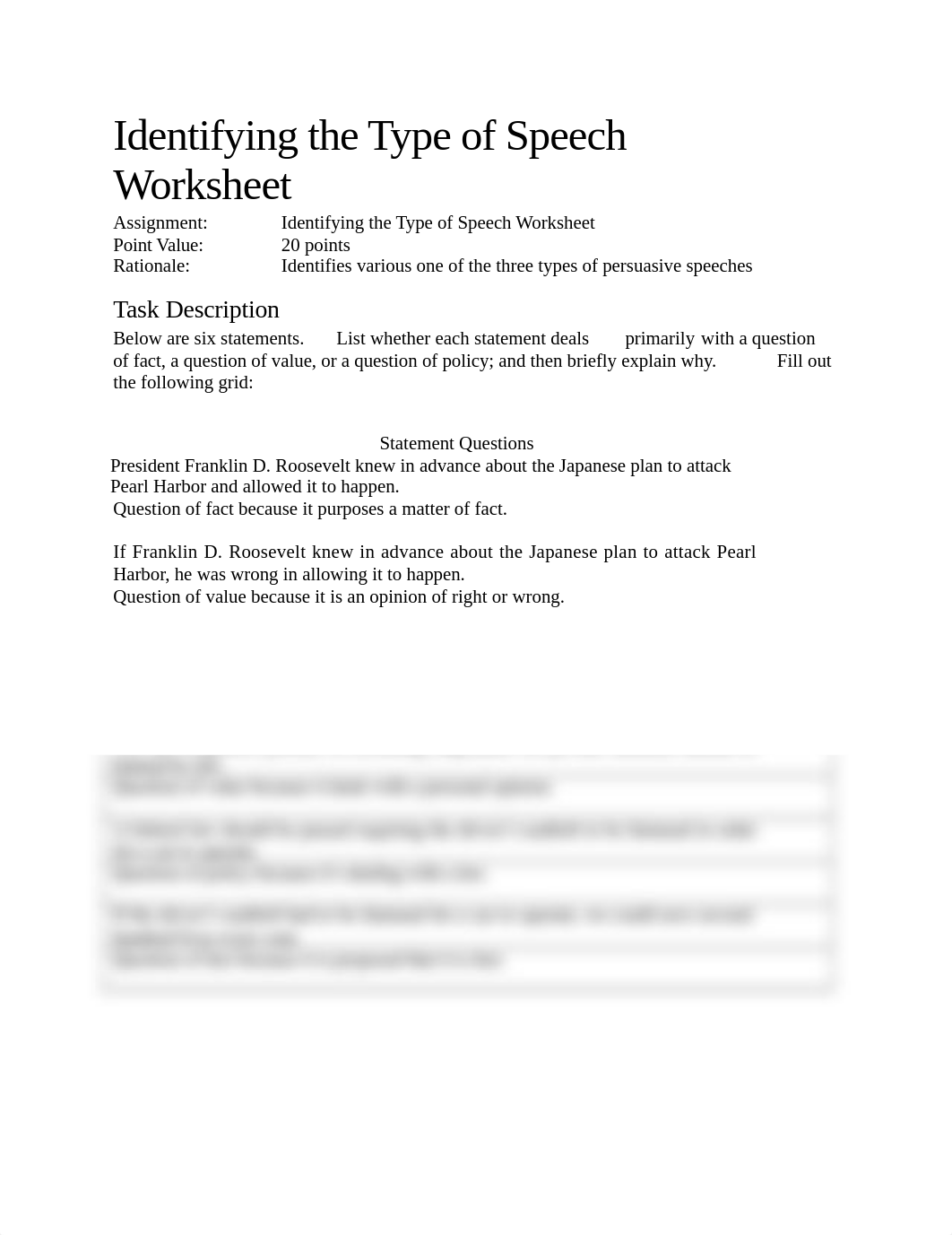 Identifying the Type of Speech Worksheet.docx_d0sczyhoasi_page1