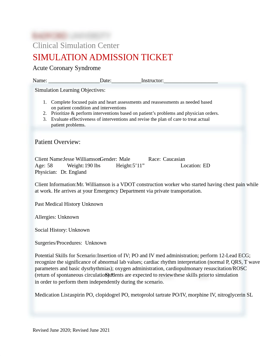 SIMULATION ADMISSION TICKET ACS Chest Pain 2021 copy.docx_d0sget3z9uq_page1