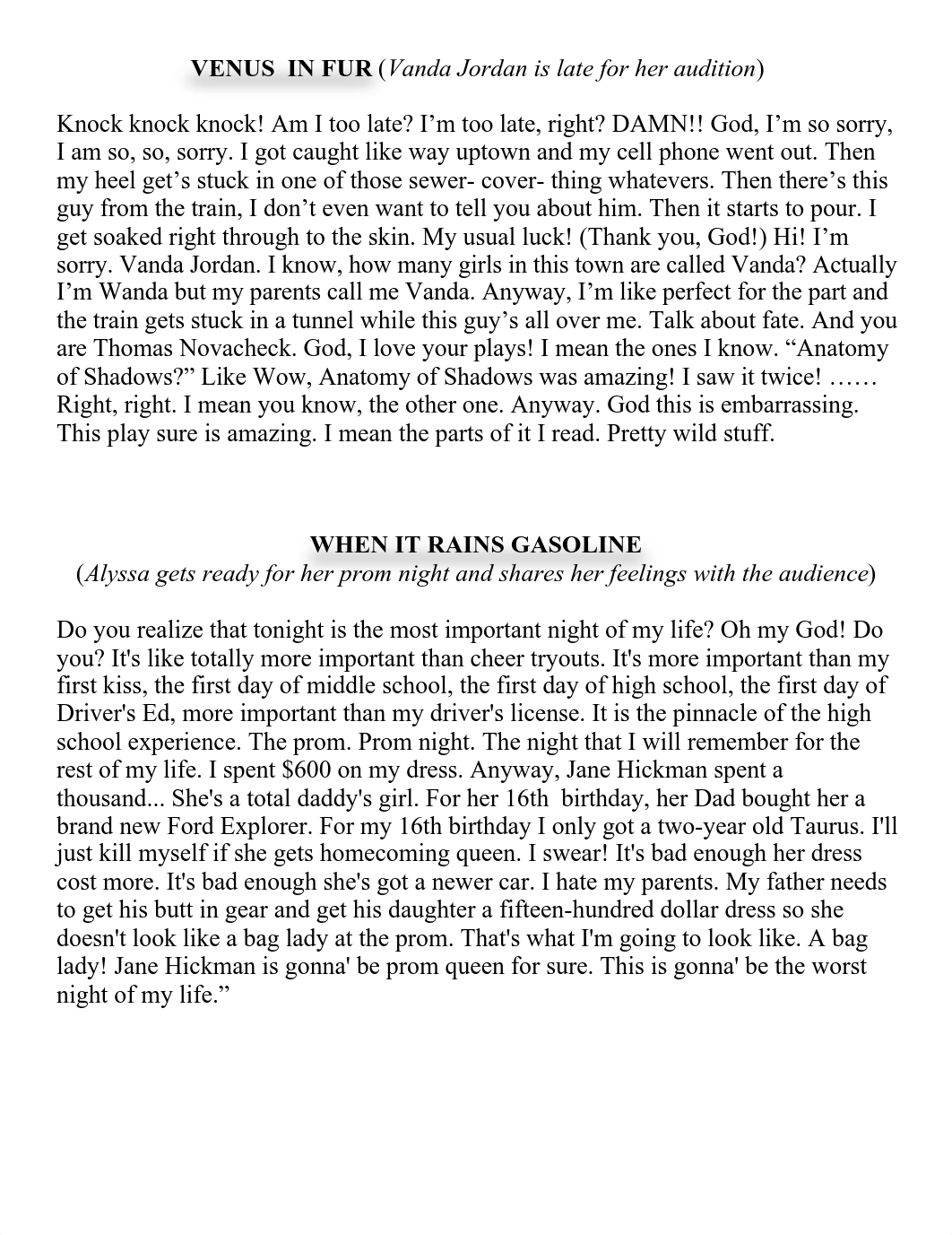 Older female teen high school monologues.pdf_d0sk1ryzmip_page1