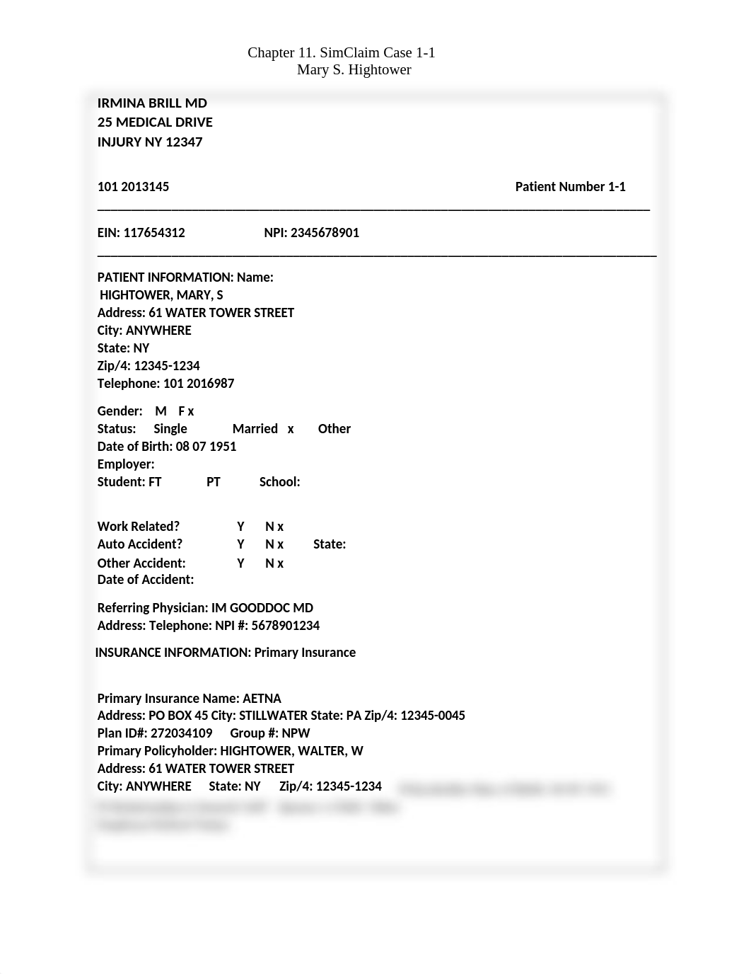 Chapter 11. SimClaim Case 1-1.docx_d0sla48njl5_page2