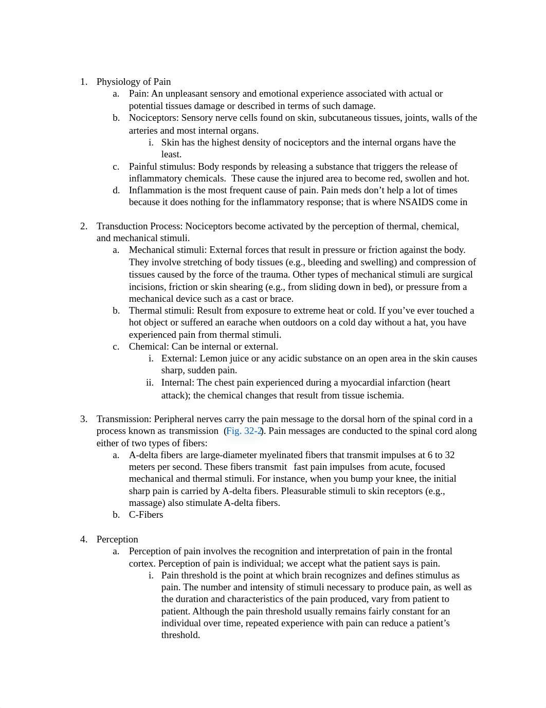 Pain and Alternative Therapies Outline.docx_d0sp4ze57yk_page1