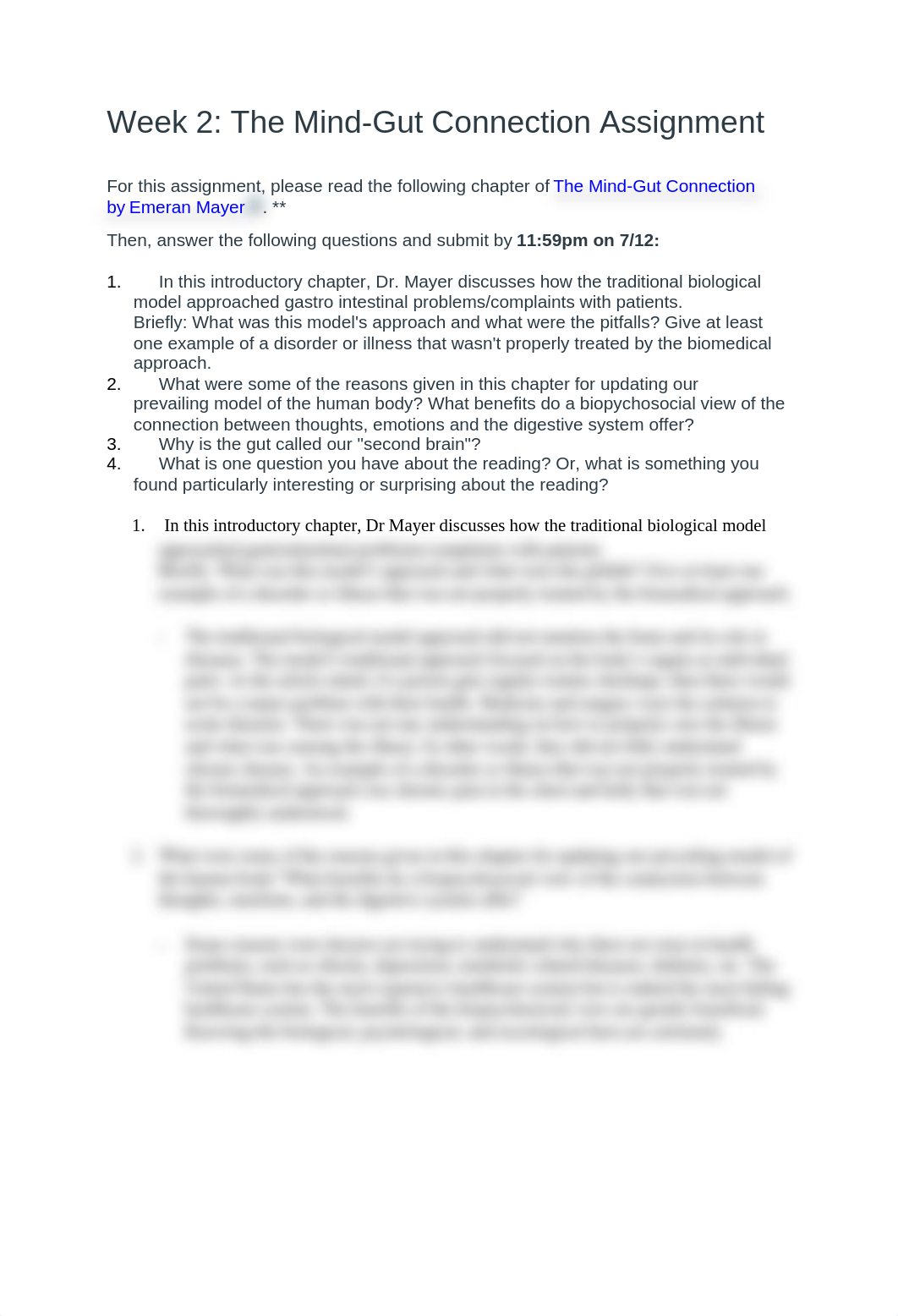 PSYC- 310 Week 2 The Mind-Gut Connection Assignment.docx_d0t1614817r_page1