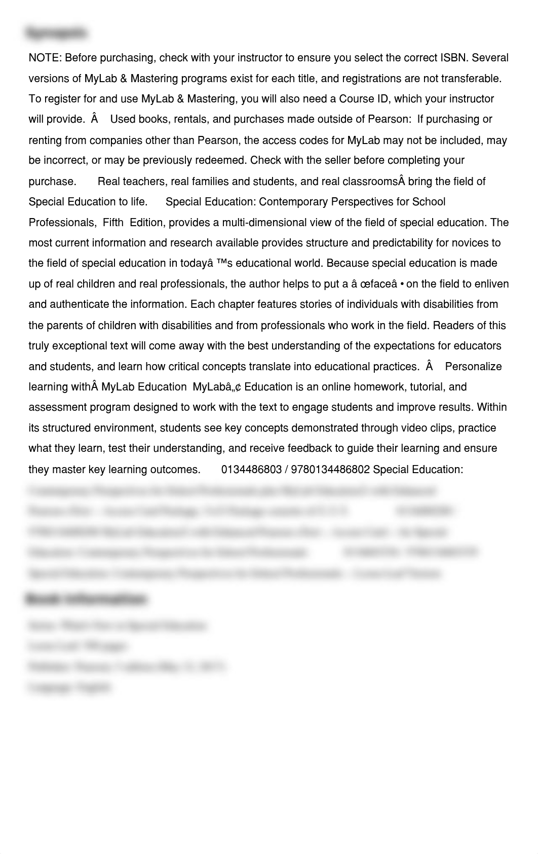 Special Education Contemporary Perspectives For School Professionals Plus Myeducationlab With Enhanc_d0tevpun8ax_page2