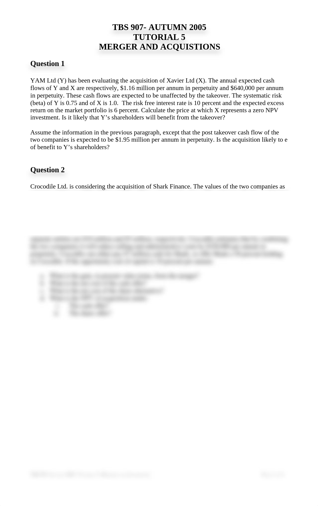 Autumn 2005- TBS 907- Tutorial 5 - Mergers and Acquisitions_d0tf7bx9p8y_page1