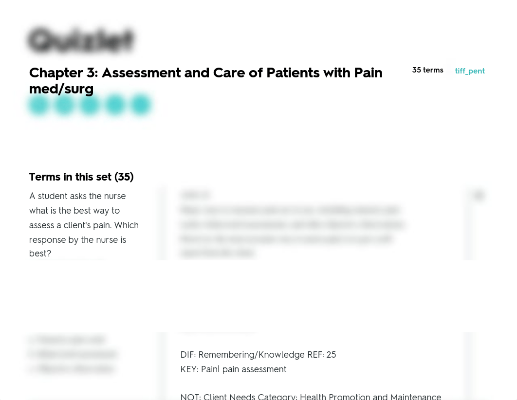 Chapter 3: Assessment and Care of Patients with Pain med:surg Flashcards | Quizlet.pdf_d0tunzd2tlb_page1