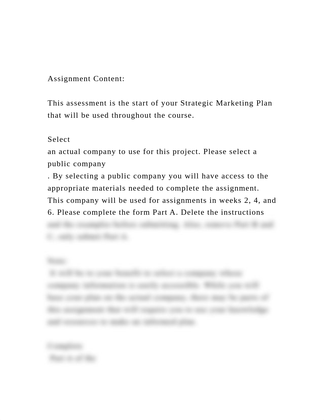 Assignment ContentThis assessment is the start of your Stra.docx_d0u2a4tfmw5_page2