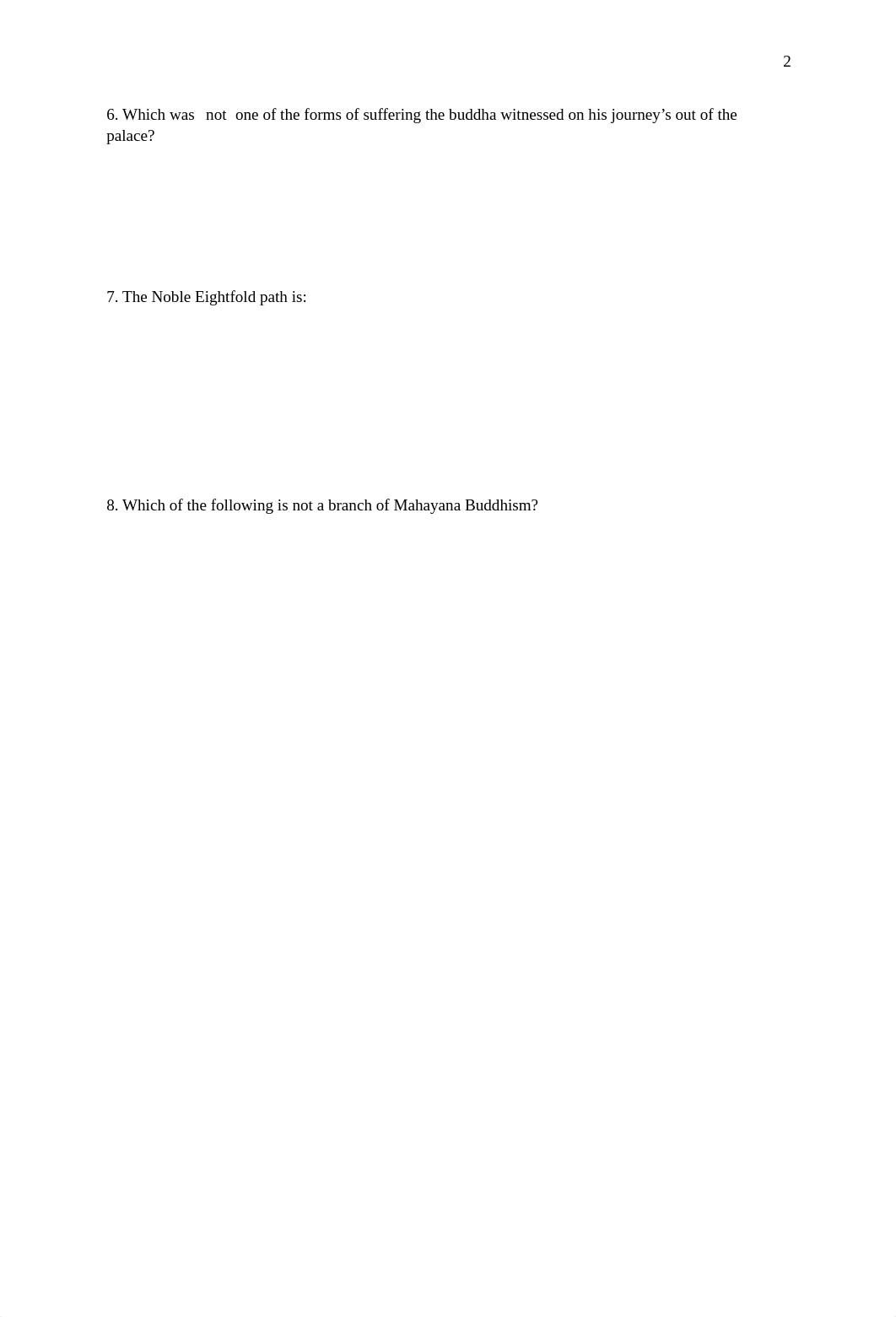 Intro to World Religions Midterm.docx_d0u8vgcbpx6_page2