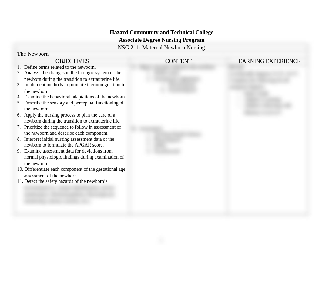 Unit Outline The Newborn.docx_d0udmybcx50_page1