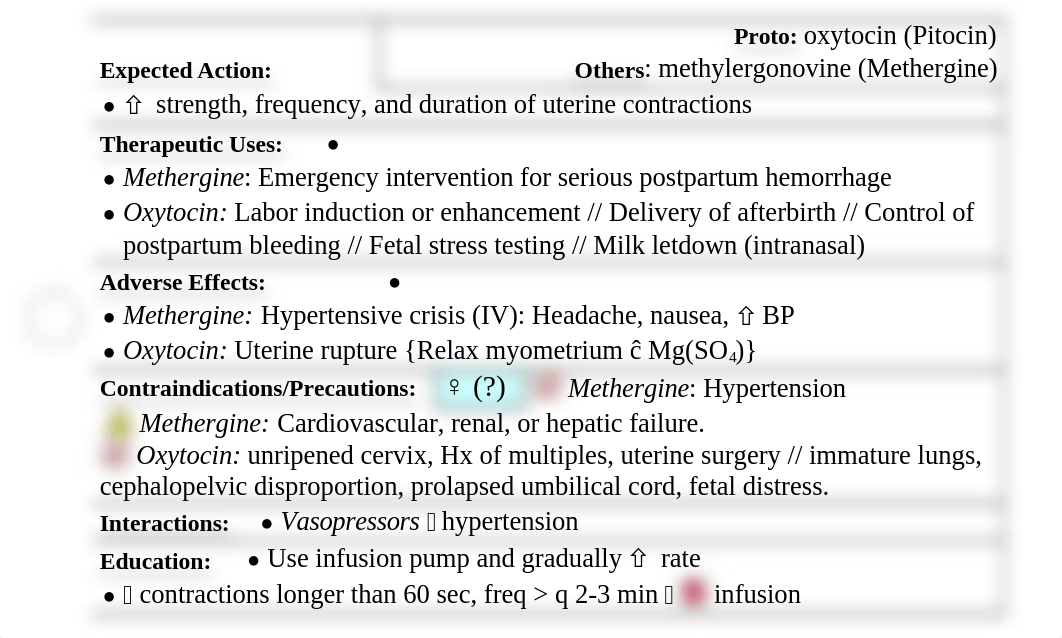 ATI Flash Cards 12, Medications Affecting the Reproductive System_d0umlesm05k_page4