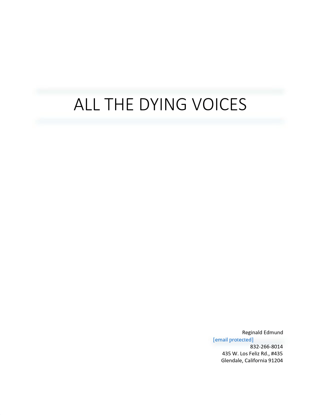 ALL THE DYING  VOICE-Draft-Submission-2020-Reginald Edmund.pdf_d0uo1sz19i9_page1