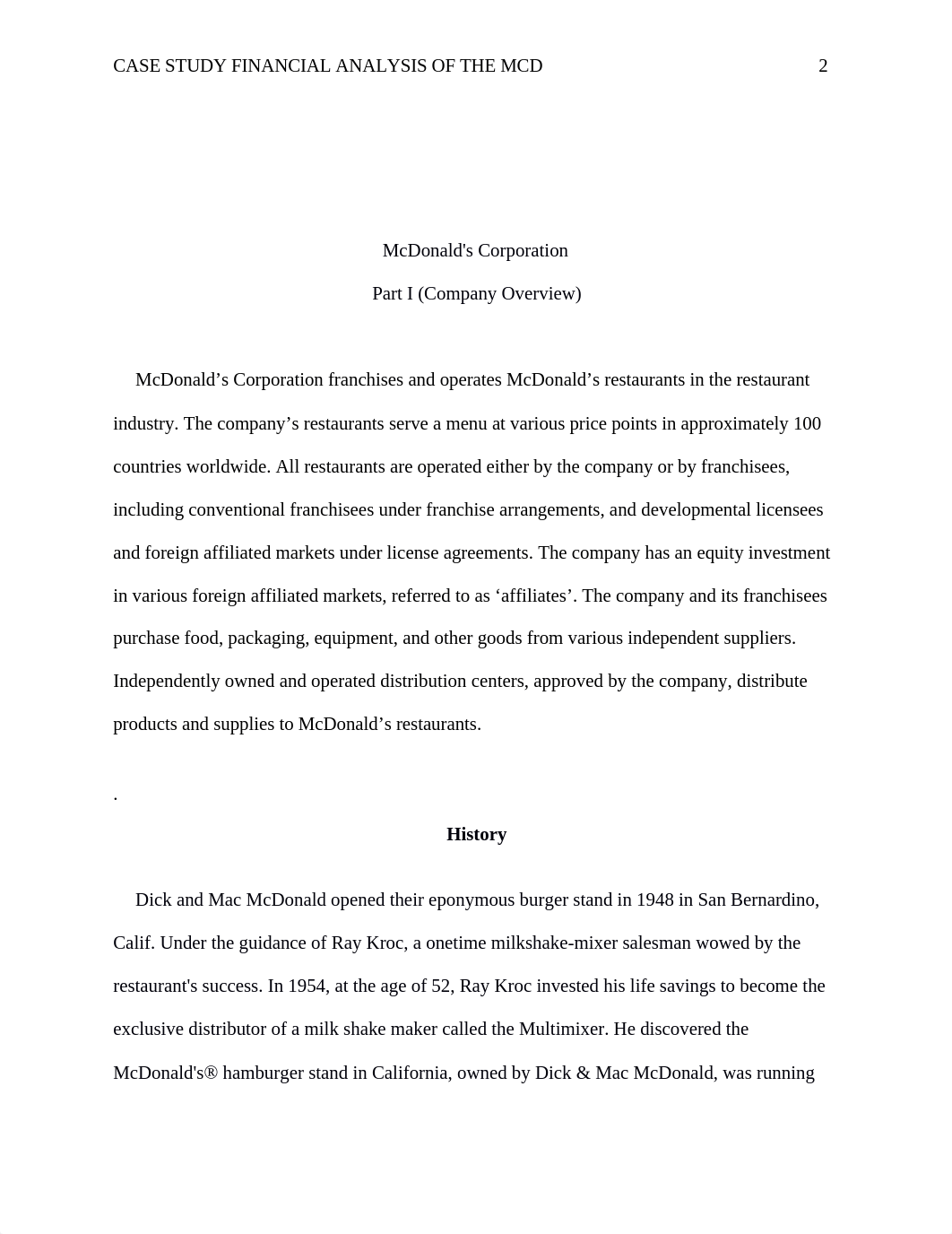 BUSN 5200 Week 6 Study Financial Overview Draft Carl  Roberts_d0usnk58fh2_page2