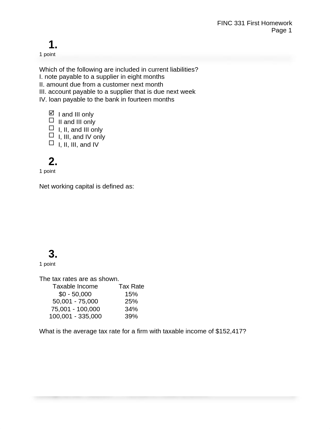 FINC331 first homework w:answers.docx_d0uvwl1v1mr_page1