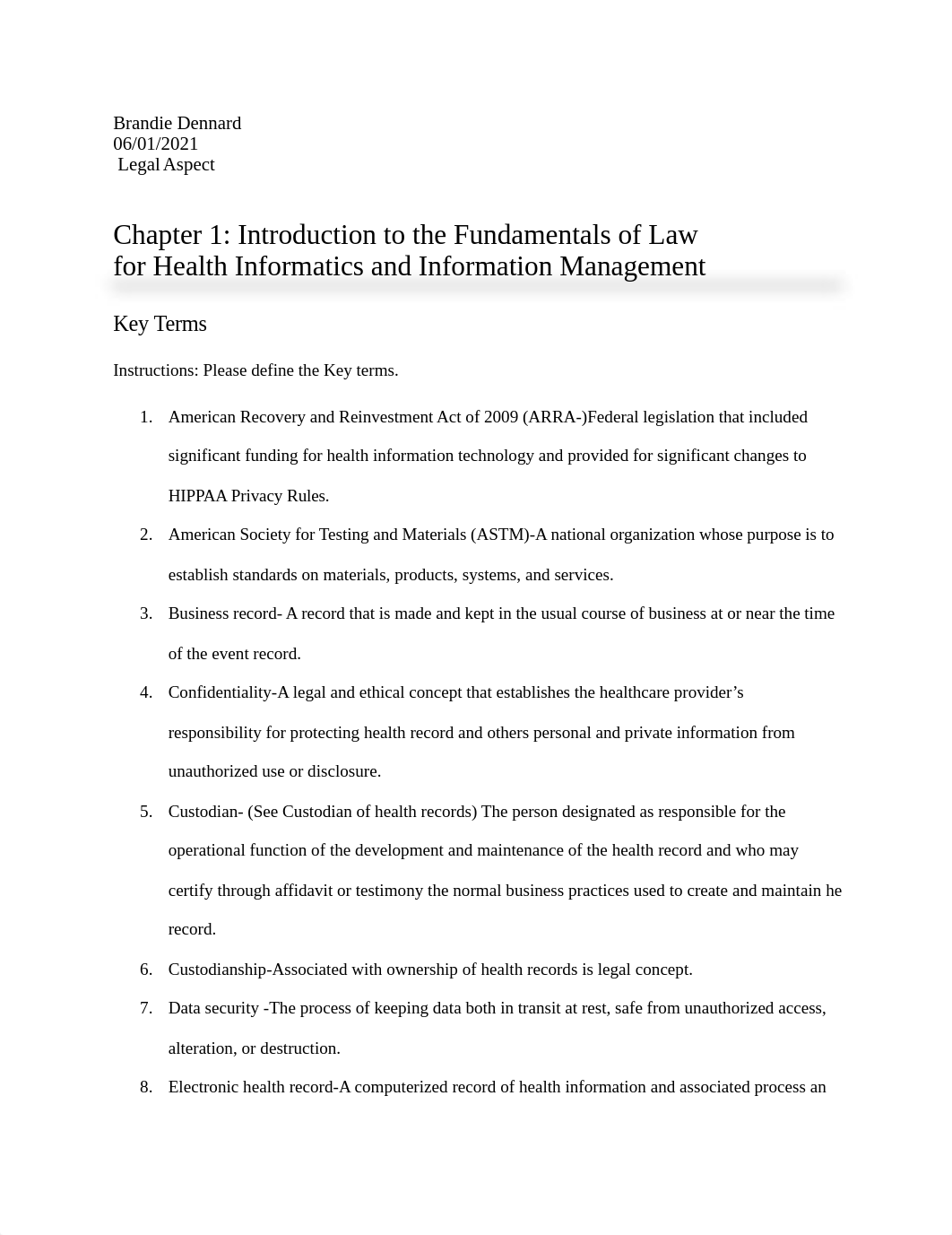 Chapter 1 In-class Assignment_Key Terms_Application_Review Questions-5Brandie Dennard.docx_d0uvzdfayyf_page1