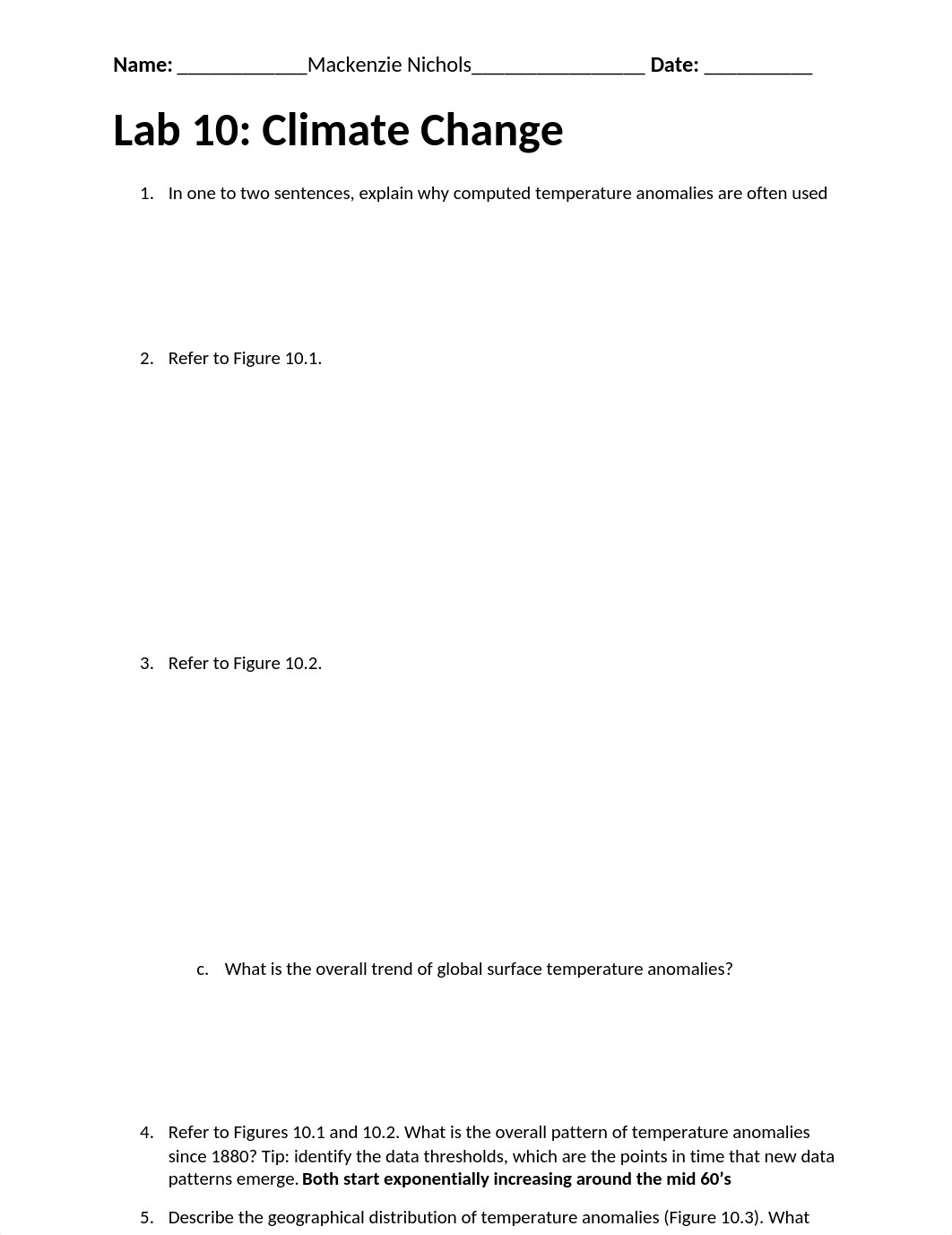 Copy of Lab 10. Climate Change (Answer Sheet).docx_d0uyhfugknm_page1