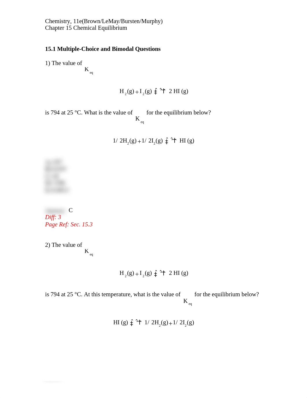 General Chemistry 2 Chapter 15 Practice Questions_d0v36s5vdgn_page1