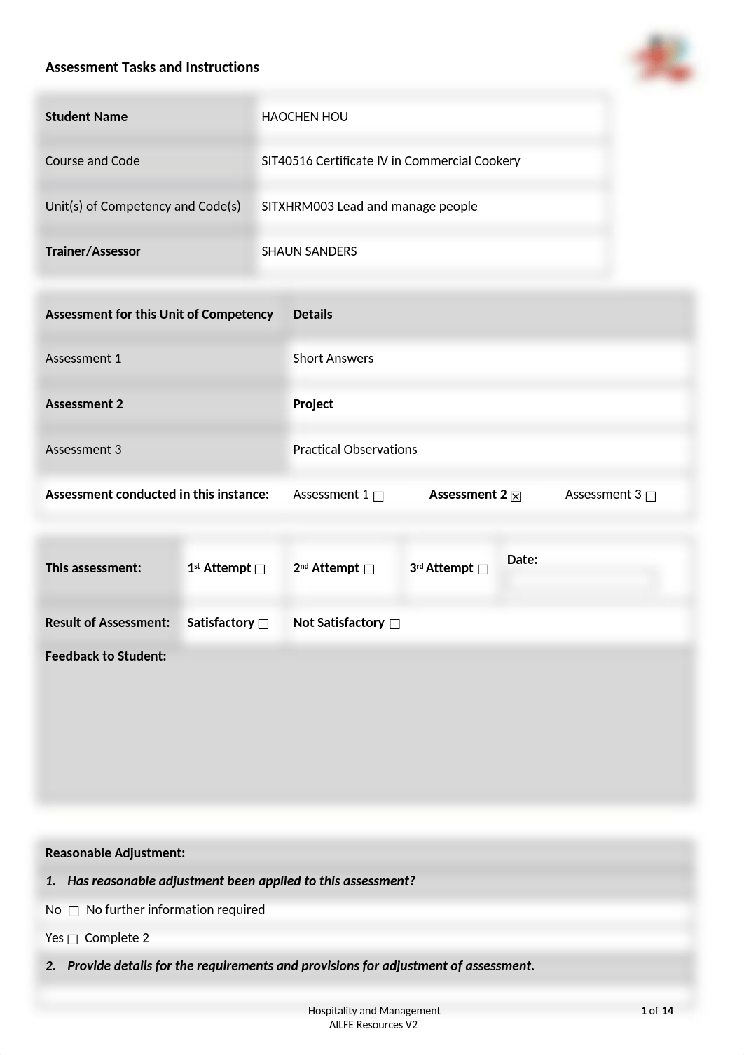 SITXHRM003 AT 2 Project-HAOCHEN HOU-SHAUN SANDERS.docx_d0vhqgs1ql5_page1